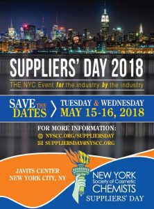 NYSCC Suppliers' Day 2018 NYSCC Suppliers' Day 2018