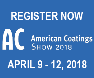Register Now for American Coatings Show 2018