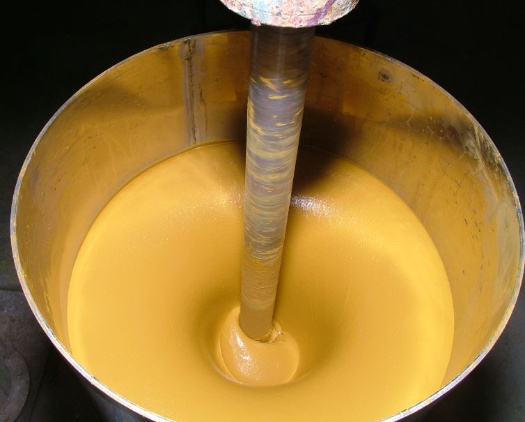 Overhead Stirrer Mixing Ink