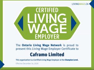 Certified Living Wage Employer 2020
