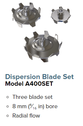 A400SET Dispersion Blade Set