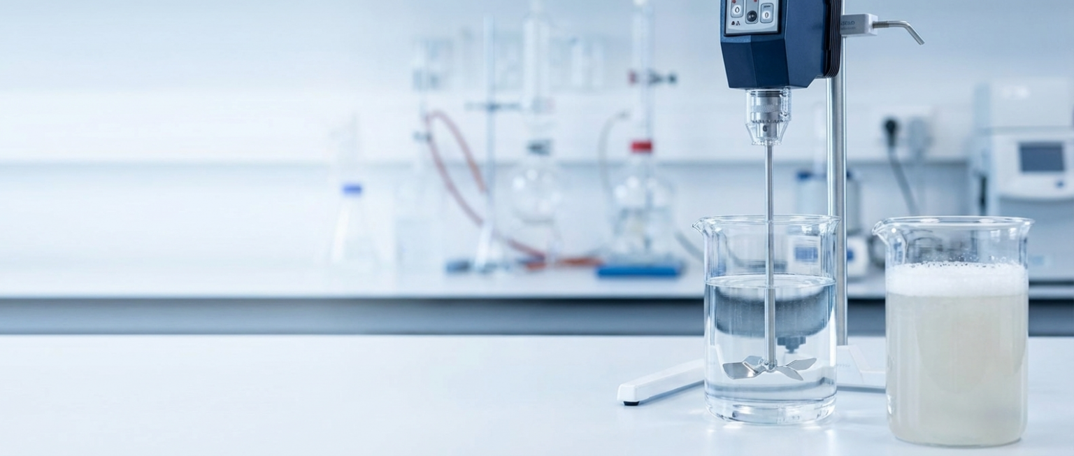 Lab Formulation Aid Polymer Solution Preparation for Lab Scale Formulation - Caframo Lab ...